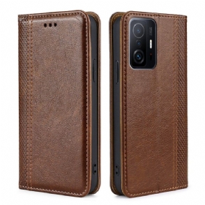 Folio-hoesje voor Xiaomi 11T / 11T Pro Flip Folio-naden