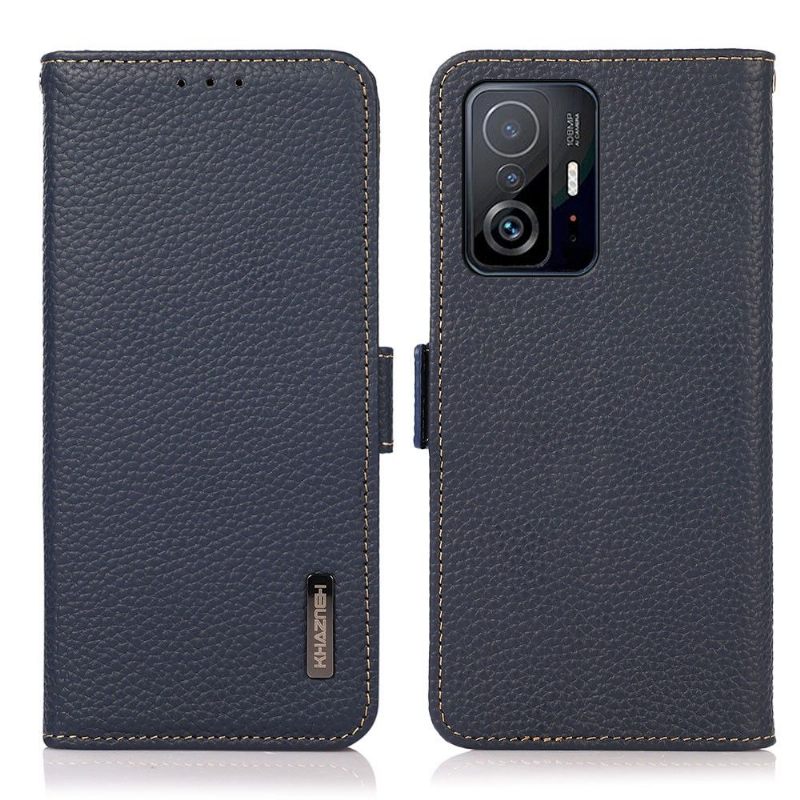 Folio-hoesje voor Xiaomi 11T / 11T Pro Khazneh Generfd Leer