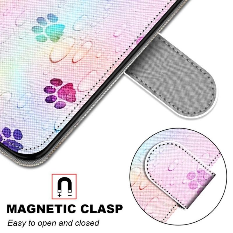 Leren Hoesje voor Xiaomi 11T / 11T Pro Bescherming Pootafdrukken