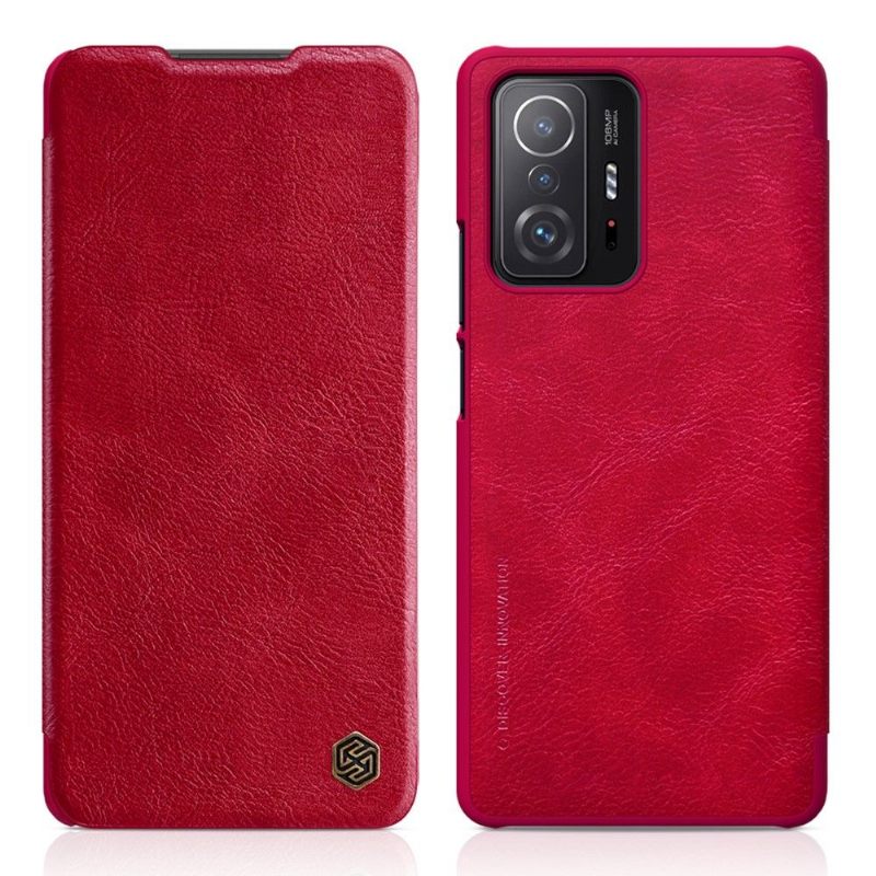 Leren Hoesje voor Xiaomi 11T / 11T Pro Bescherming Qin-serie Leereffect