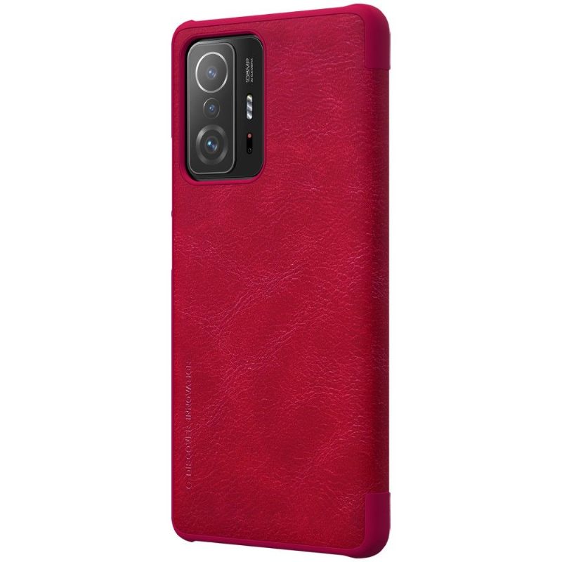 Leren Hoesje voor Xiaomi 11T / 11T Pro Bescherming Qin-serie Leereffect
