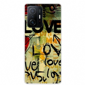 Telefoonhoesje voor Xiaomi 11T / 11T Pro Bescherming Liefde Liefde Liefde