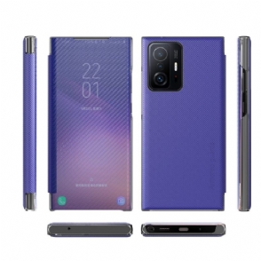 Telefoonhoesje voor Xiaomi 11T / 11T Pro Folio-hoesje Koolstofvezel