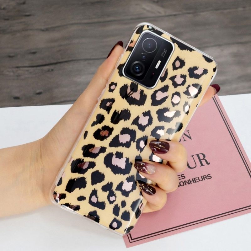 Telefoonhoesje voor Xiaomi 11T / 11T Pro Siliconen Luipaard