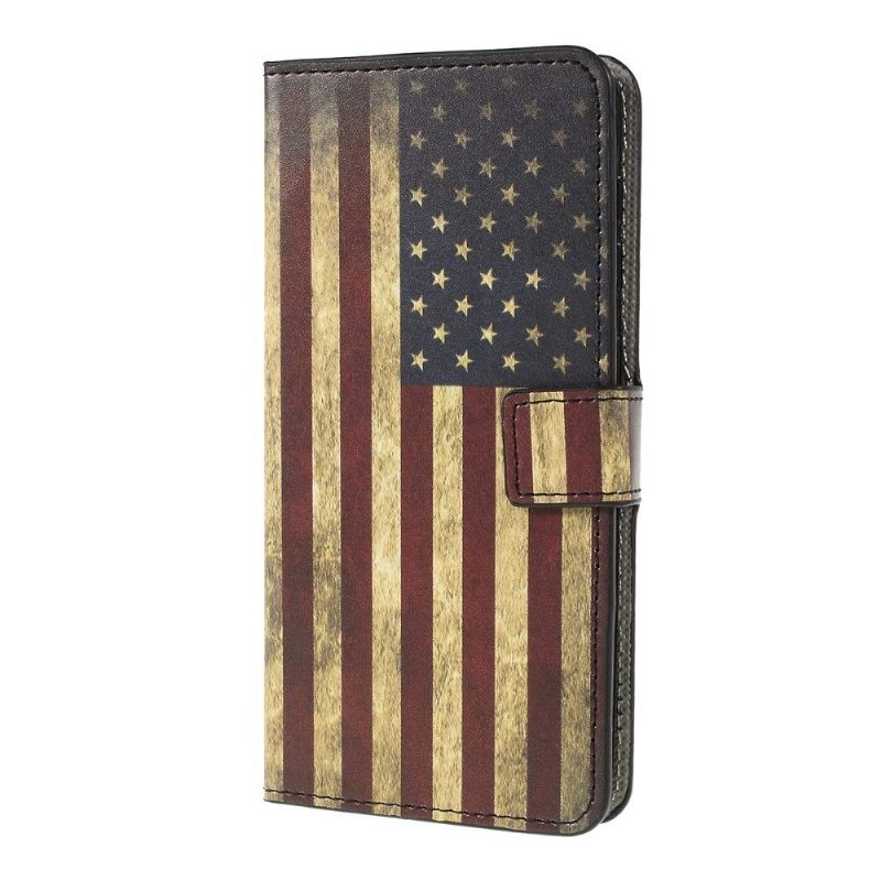 Cover voor Samsung Galaxy A10 Vintage Amerikaanse Vlag