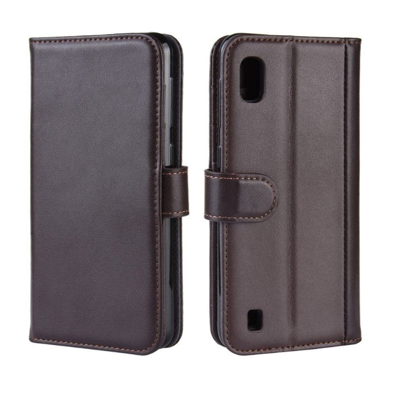 Folio-hoesje voor Samsung Galaxy A10 Premium Leer