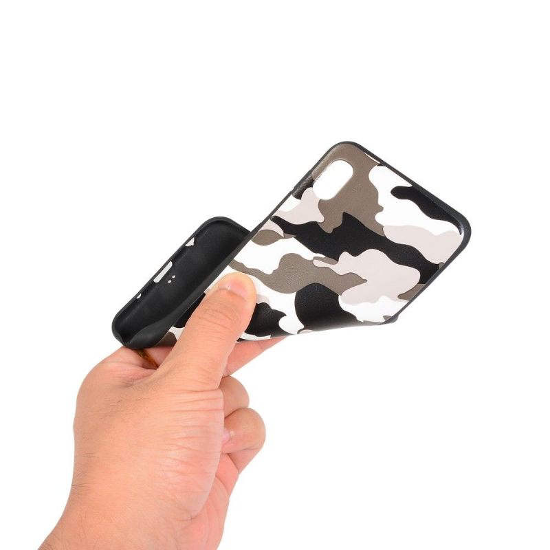 Hoesje voor Samsung Galaxy A10 Anti-fall Militaire Camo Gel