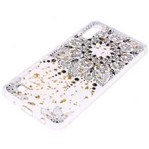 Hoesje voor Samsung Galaxy A10 Bloemkroon In Oosterse Stijl