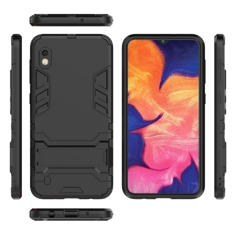 Hoesje voor Samsung Galaxy A10 Cool Guard Schokbestendig Met Geïntegreerde Standaard