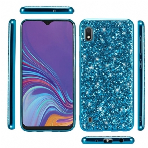 Hoesje voor Samsung Galaxy A10 Glamoureuze Pailletten