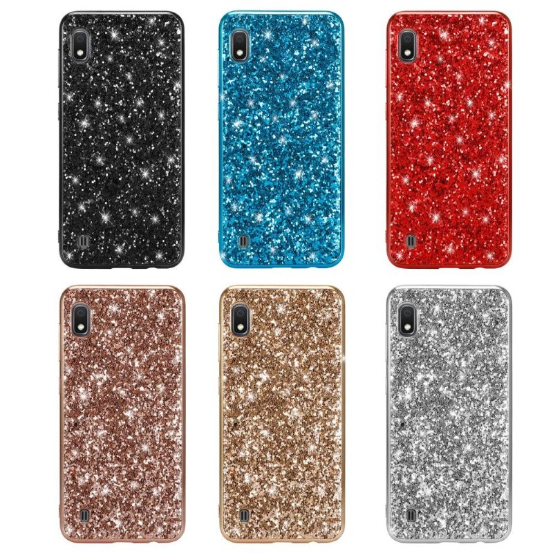 Hoesje voor Samsung Galaxy A10 Glamoureuze Pailletten
