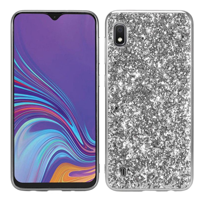 Hoesje voor Samsung Galaxy A10 Glamoureuze Pailletten