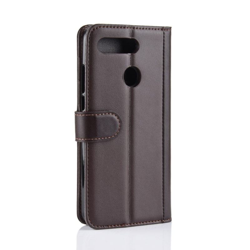 Case voor Honor View 20 Premium Lederen Kaarthouder