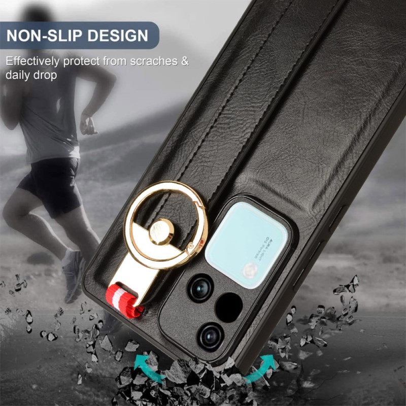 Case Hoesje Vivo V30 5g Telefoonhoesje Handmatige Band En Ring