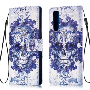 Flip Case voor Sony Xperia 5 Calavera-patroon