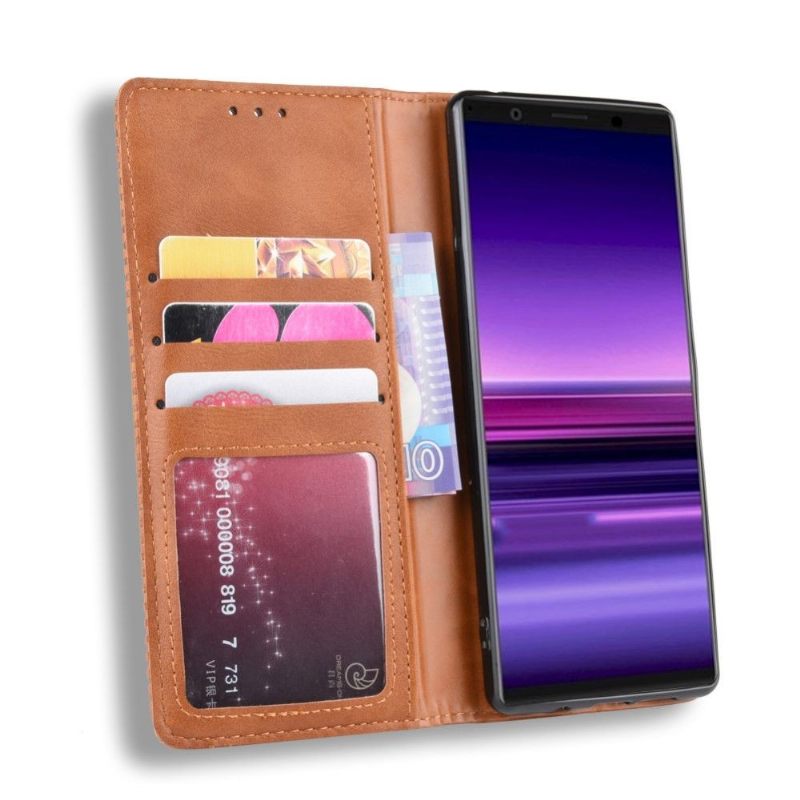 Folio-hoesje voor Sony Xperia 5 Leer In Cirénius-stijl