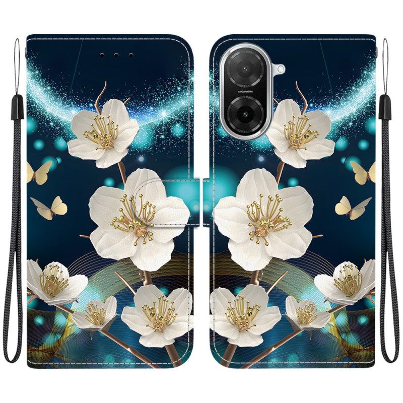 Bescherming Hoesje Poco C71 Magnoliapatroon