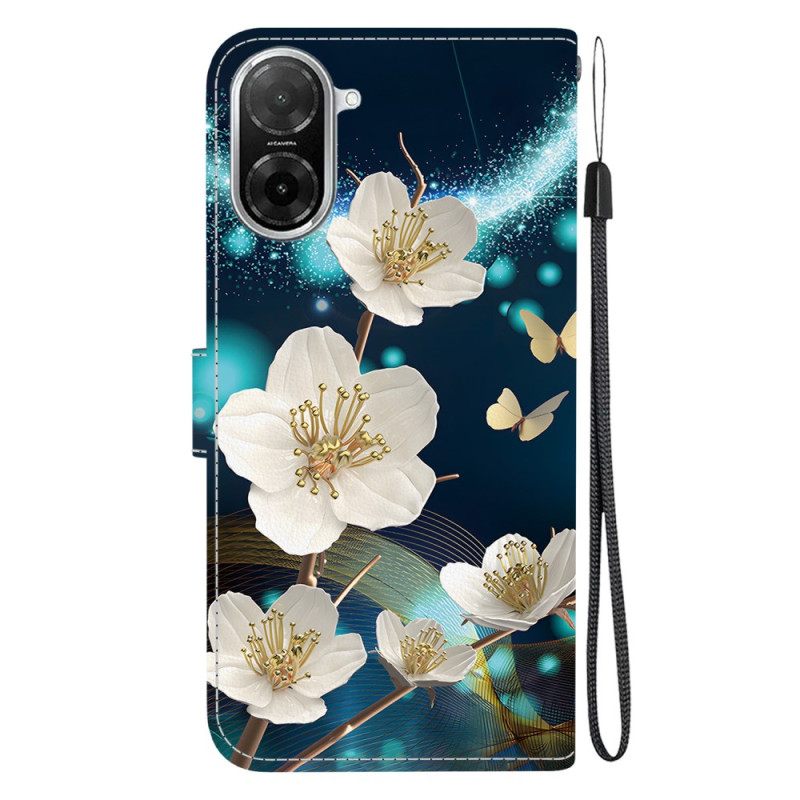 Bescherming Hoesje Poco C71 Magnoliapatroon
