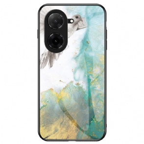 Case Hoesje Poco C71 Telefoonhoesje Marmer Gehard Glas