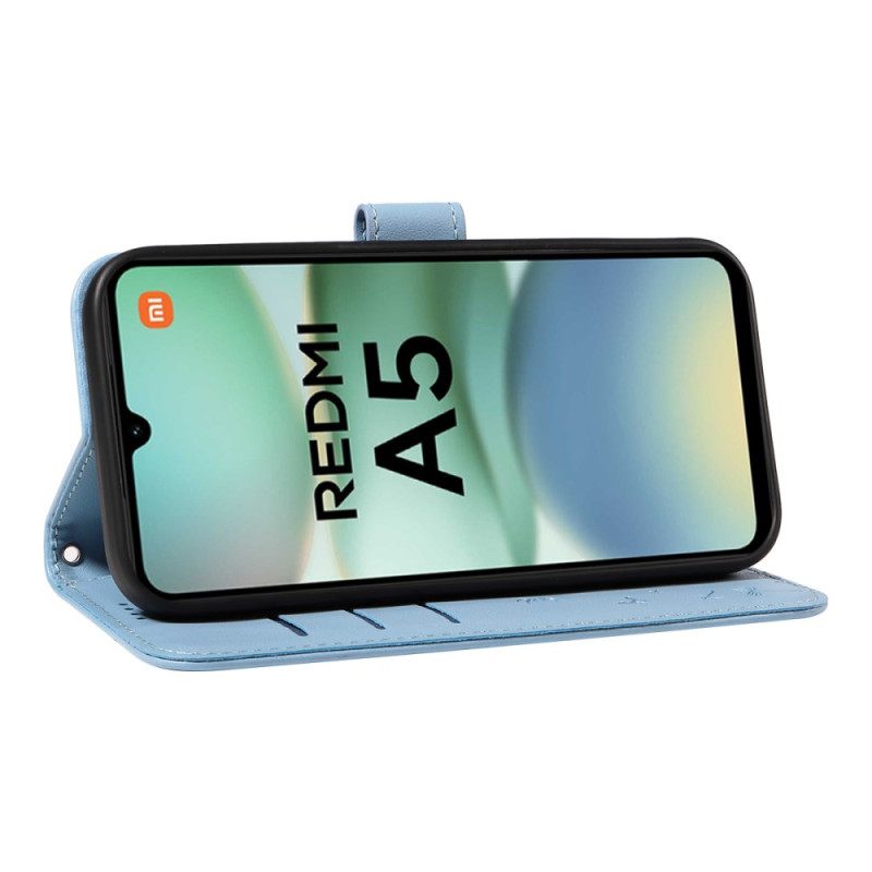 Folio-hoesje Poco C71 Paardenbloemprint Met Bandje