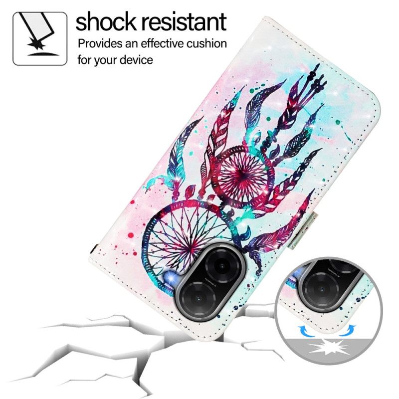 Folio-hoesje Poco C71 Telefoonhoesje Dromenvanger