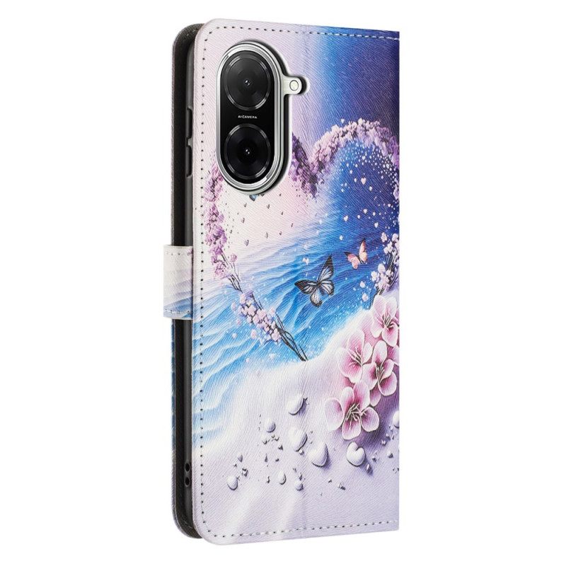 Folio-hoesje Poco C71 Telefoonhoesje Hart