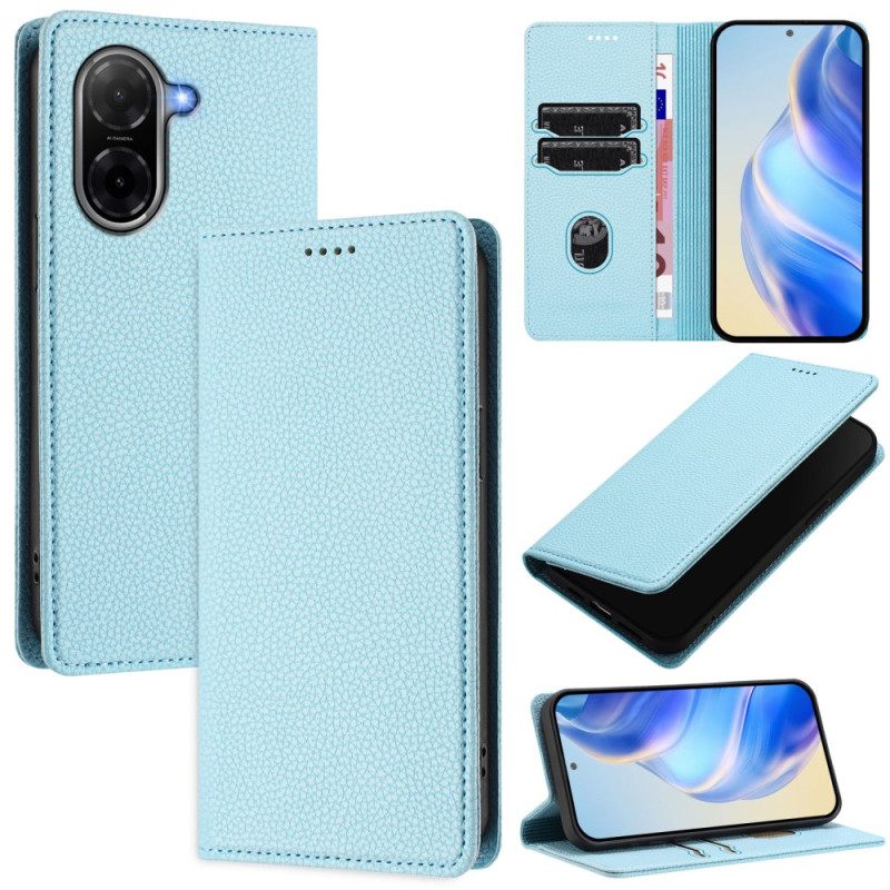 Folio-hoesje Voor Poco C71 Bruin Kunstleer