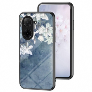 Hoesje Poco C71 Bloemen Gehard Glas