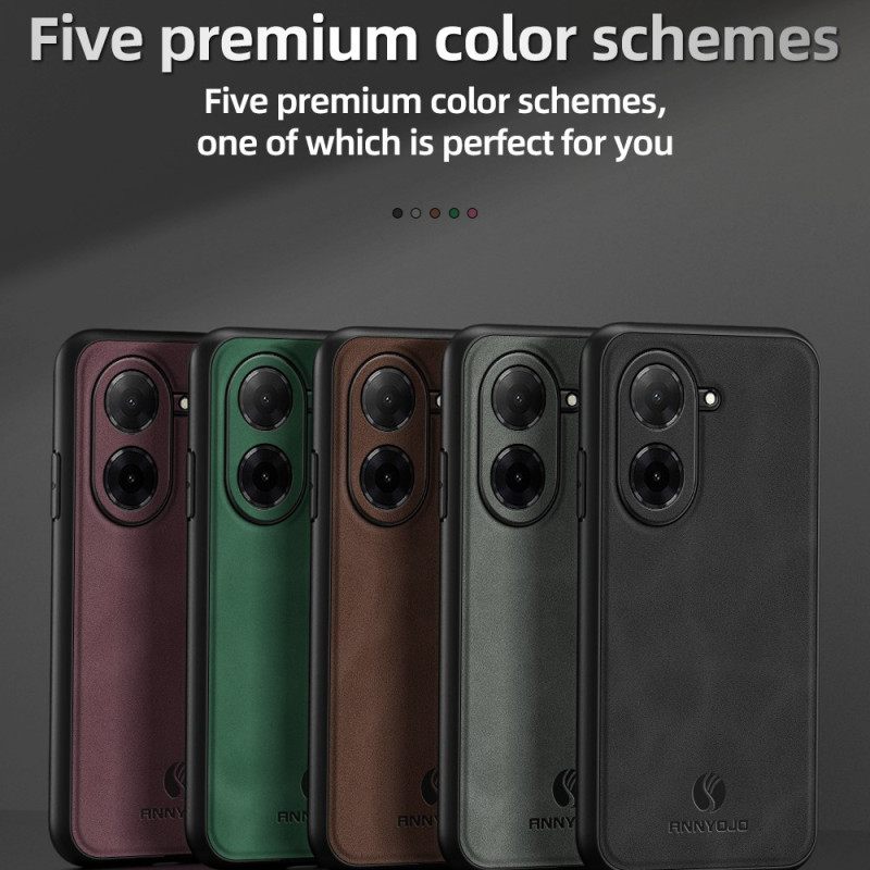 Hoesje Poco C71 Leerlook