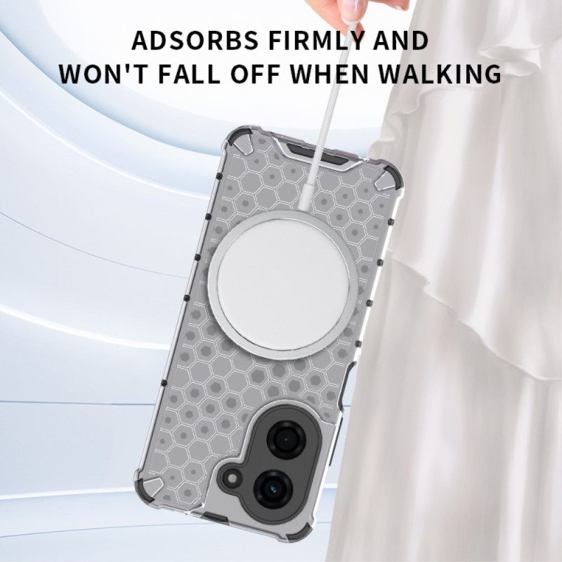 Hoesje Poco C71 Magsafe-compatibel Honingraat