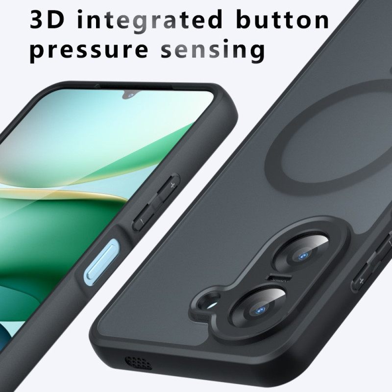 Hoesje Poco C71 Magsafe-compatibel Mat Bescherming Hoesje