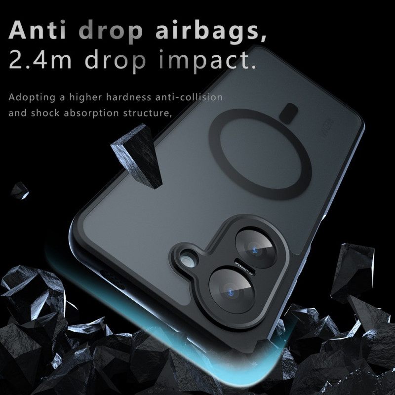 Hoesje Poco C71 Magsafe-compatibel Mat Bescherming Hoesje