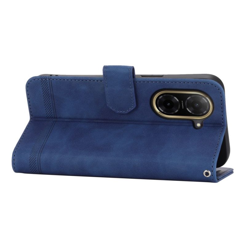 Leren Hoesje Poco C71 Dierfeng Bescherming Hoesje