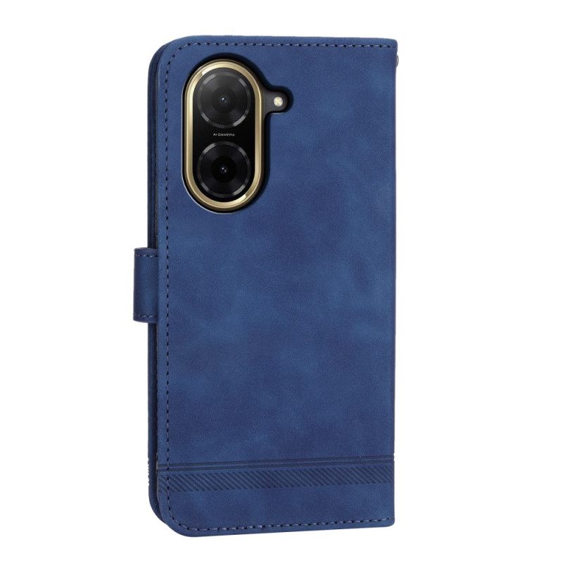 Leren Hoesje Poco C71 Dierfeng Bescherming Hoesje