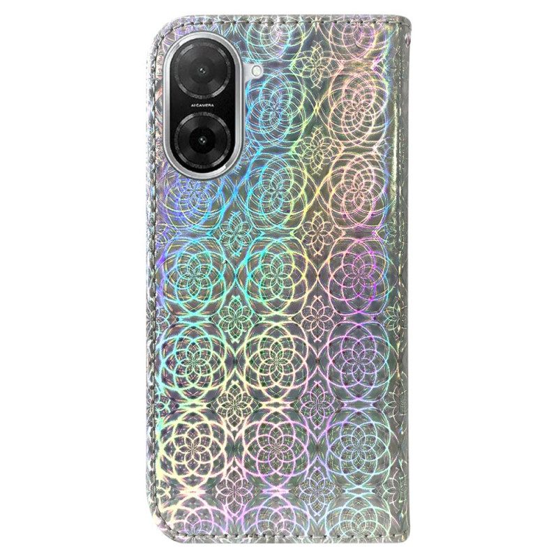 Leren Hoesje Poco C71 Discostijl Bescherming Hoesje