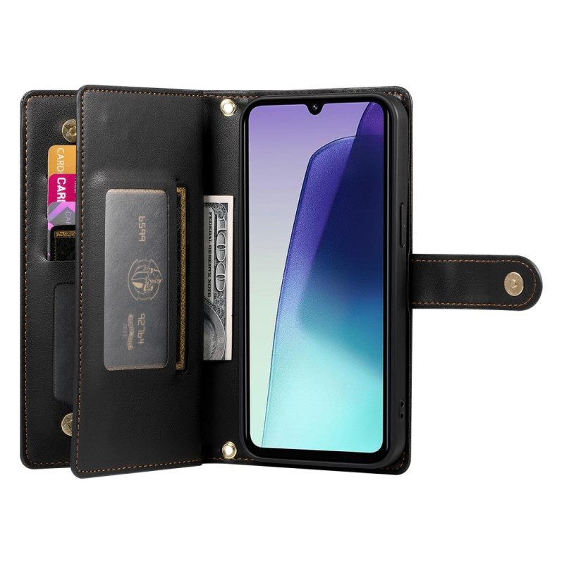 Leren Hoesje Voor Poco C71 Bandje En Schouderband Band