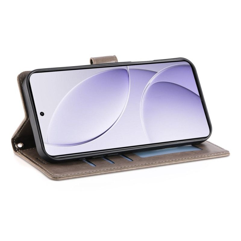 Leren Hoesje Voor Poco C71 Bloemenprint