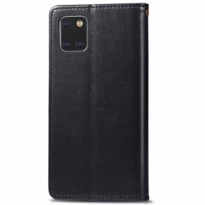 Folio-hoesje voor Samsung Galaxy Note 10 Lite Leereffect