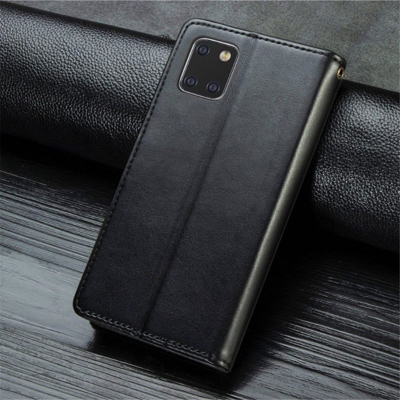Folio-hoesje voor Samsung Galaxy Note 10 Lite Leereffect