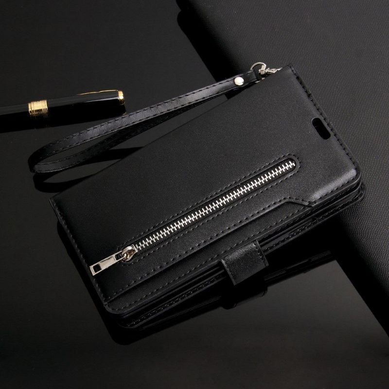 Folio-hoesje voor Samsung Galaxy Note 10 Lite Met Ketting Kunstleer