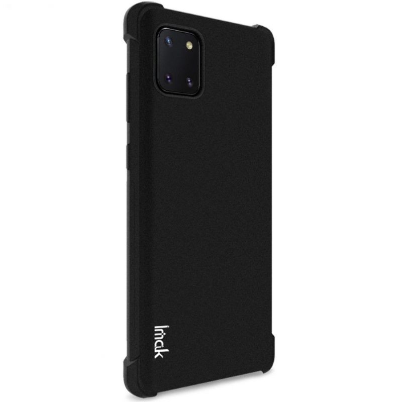 Hoesje voor Samsung Galaxy Note 10 Lite Anti-fall Klasse Protect - Mat Zwart