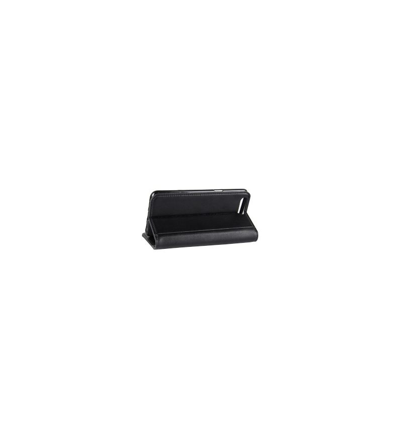 Folio-hoesje voor OnePlus 5 Premium Leder - Zwart