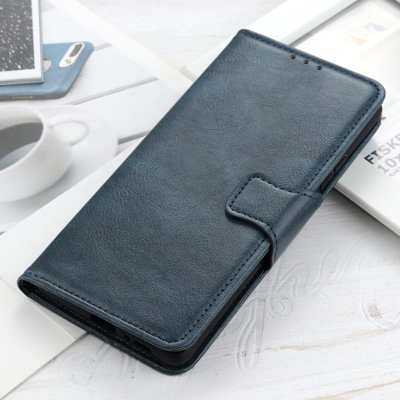Folio-hoesje voor Realme C35 Faux Leather Folio Stand Functie