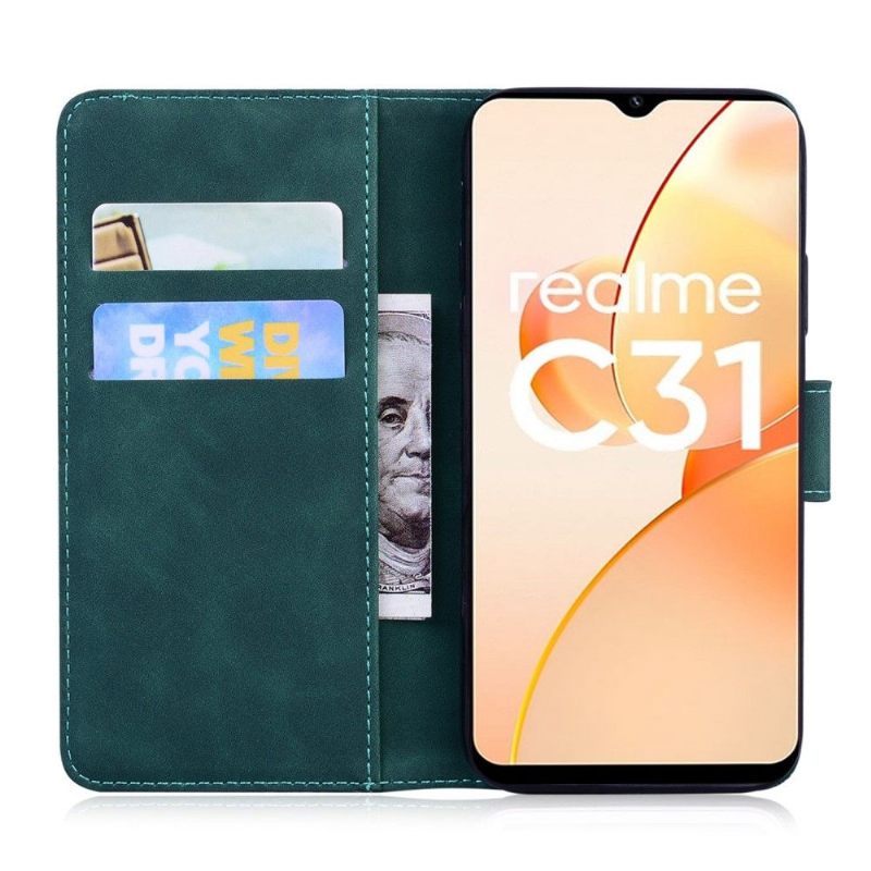 Folio-hoesje voor Realme C35 Roman Soft Touch