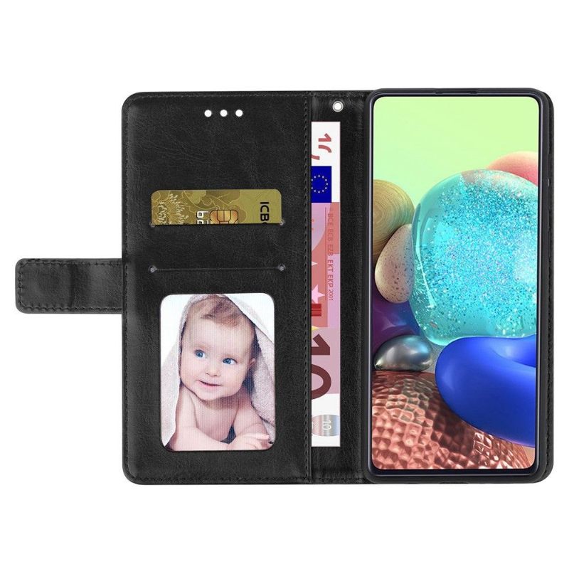 Folio-hoesje voor Realme C35 Y-lijnen Leereffect