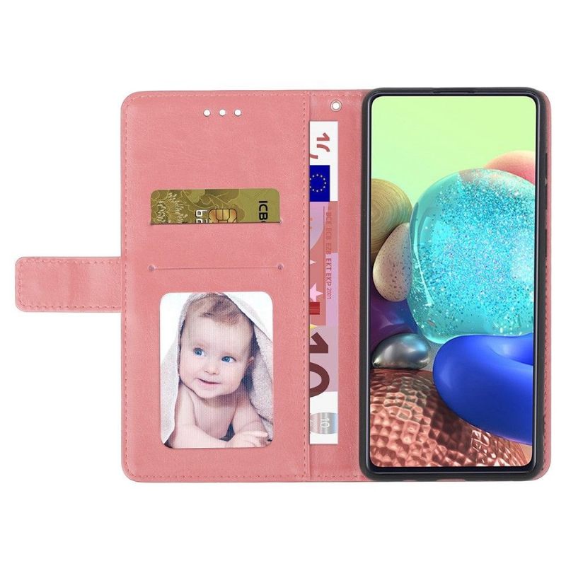 Folio-hoesje voor Realme C35 Y-lijnen Leereffect