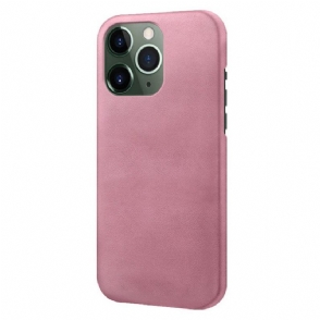 Hoesje voor iPhone 14 Pro Leer-effect