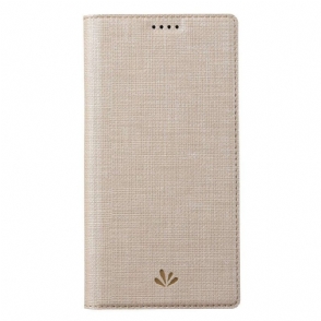 Leren Hoesje voor iPhone 14 Pro Getextureerde Vili Dmx-serie