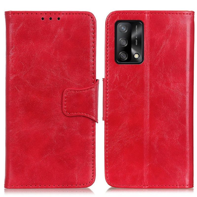 Case voor Oppo A74 4G Edouard Klassiek Kunstleer