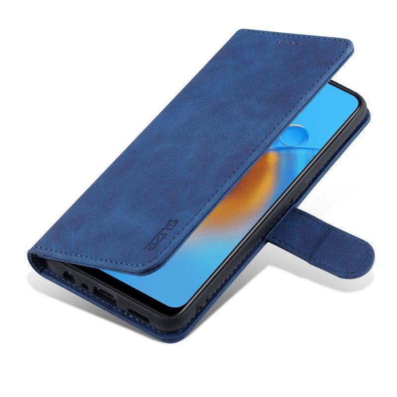 Cover voor Oppo A74 4G Folio-hoesje Azns-kaarthouder